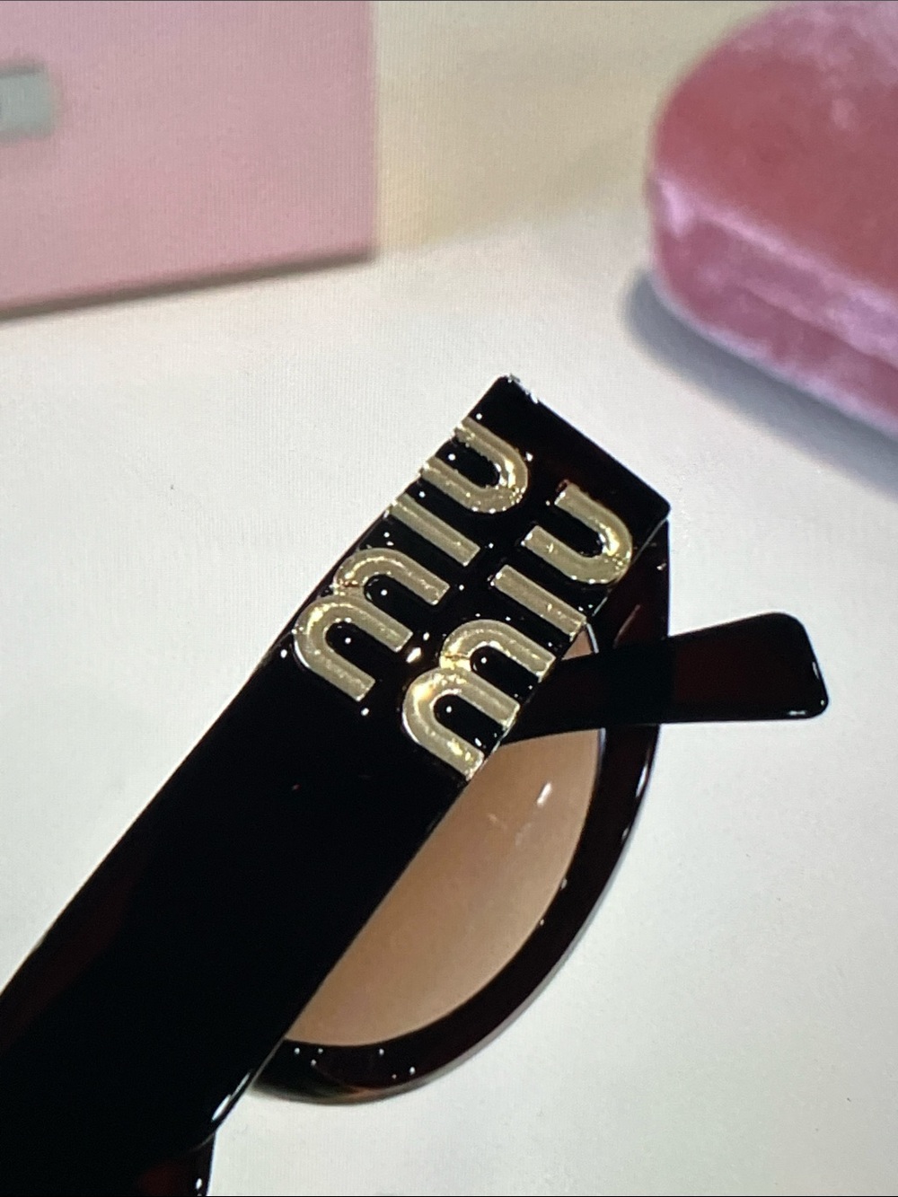 Miu Miu Logo Sunglasses Women's Luxury Shades - Picture 8 of 8